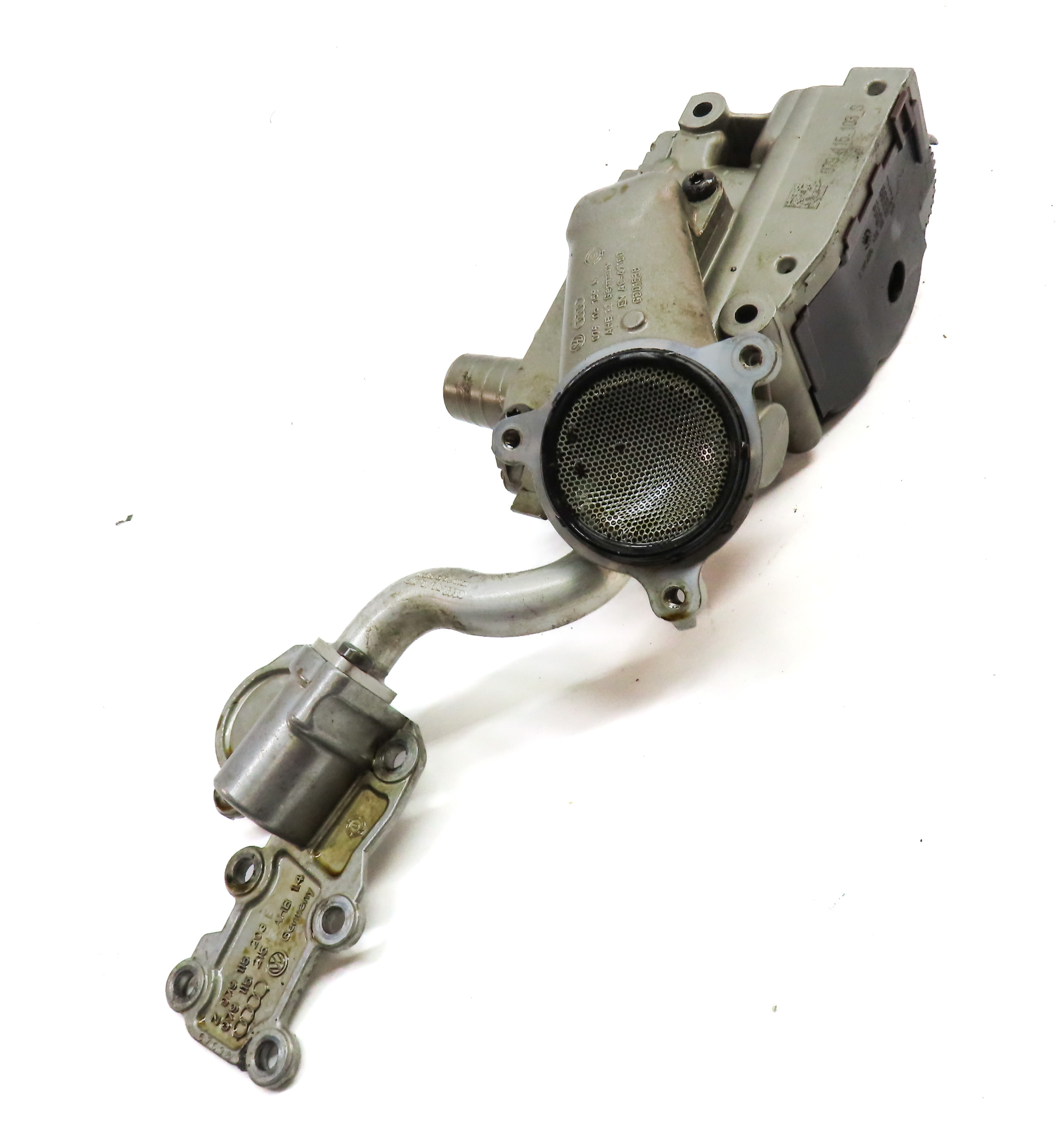 2009 AUDI S5 (B8 8T) 4.2L (CAUA) ENGINE MOTOR OIL FLUID PUMP w/ PICK UP TUBE — exact item pictured